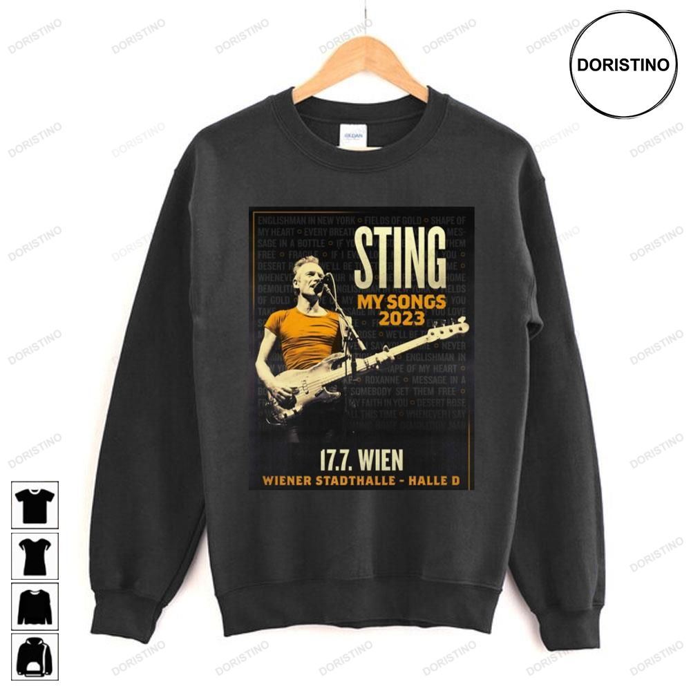 Sting My Songs 2023 Tour Awesome Shirts